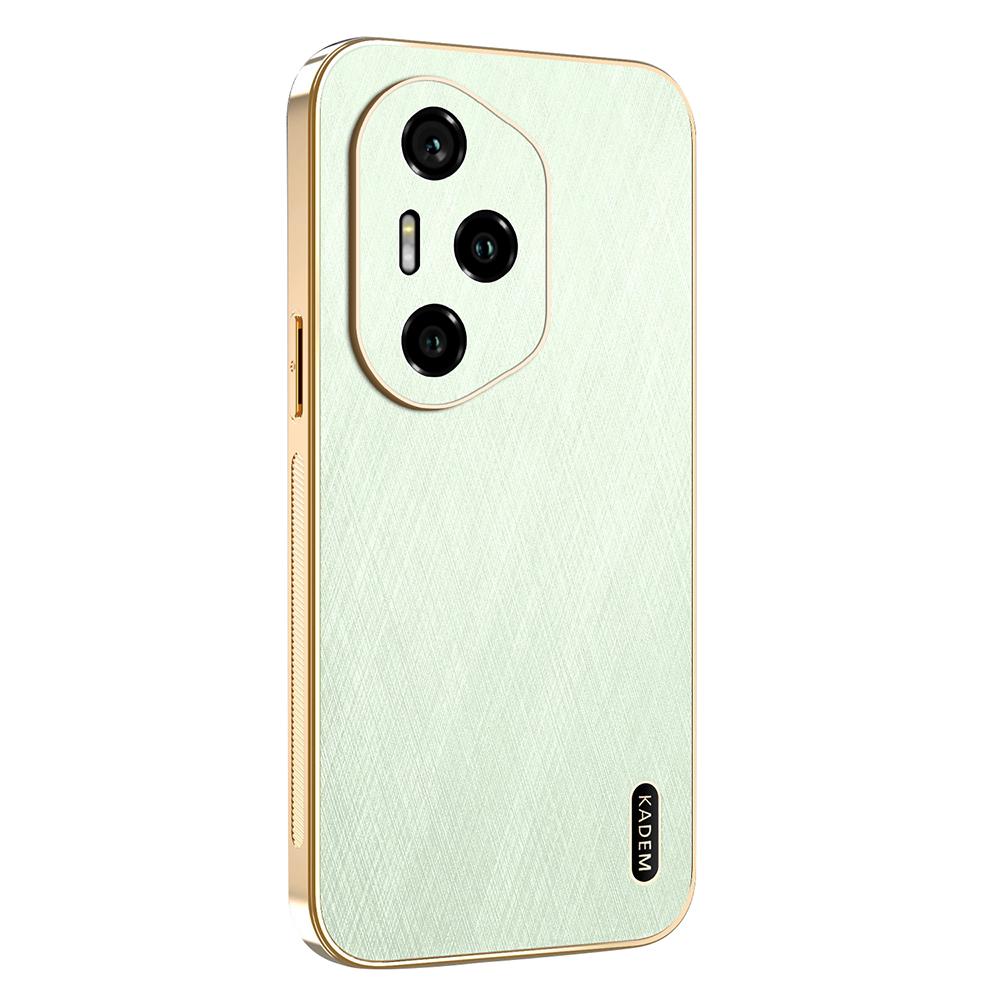 KADEM For Honor 400 Pro 5G (Global) Case Electroplating Silk Texture PU+TPU Phone Back Cover