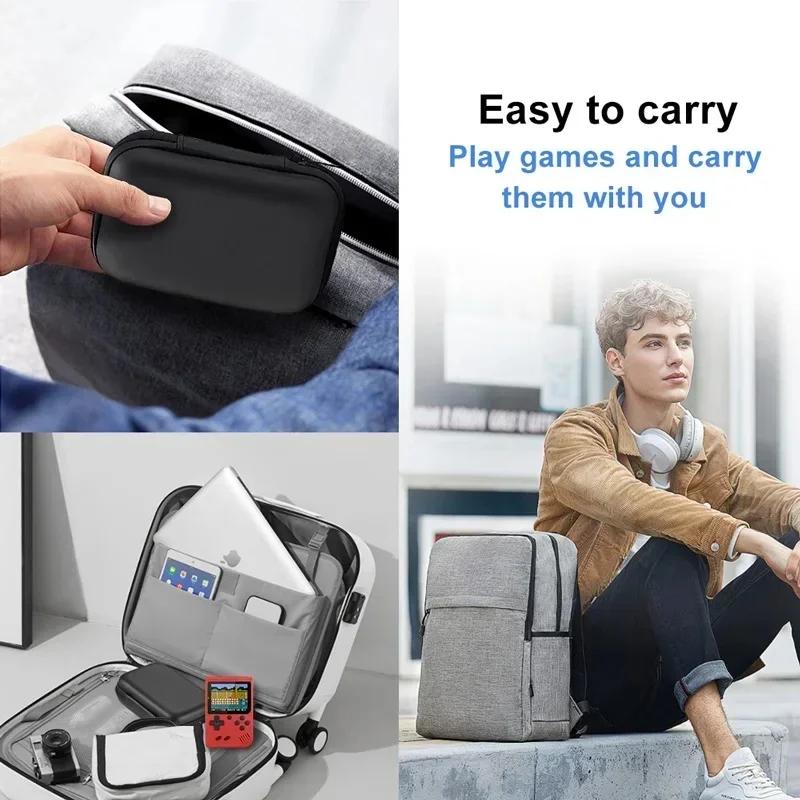 2026 R36S BAG Portable Game Retro Game Console Storage Bag Protective Zipper Carry Bag Eva Hard Handbag For R36S RG353V/ RG35XX