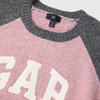 GAP Women's Towel Embroidery Logo Loose Raglan Sweater