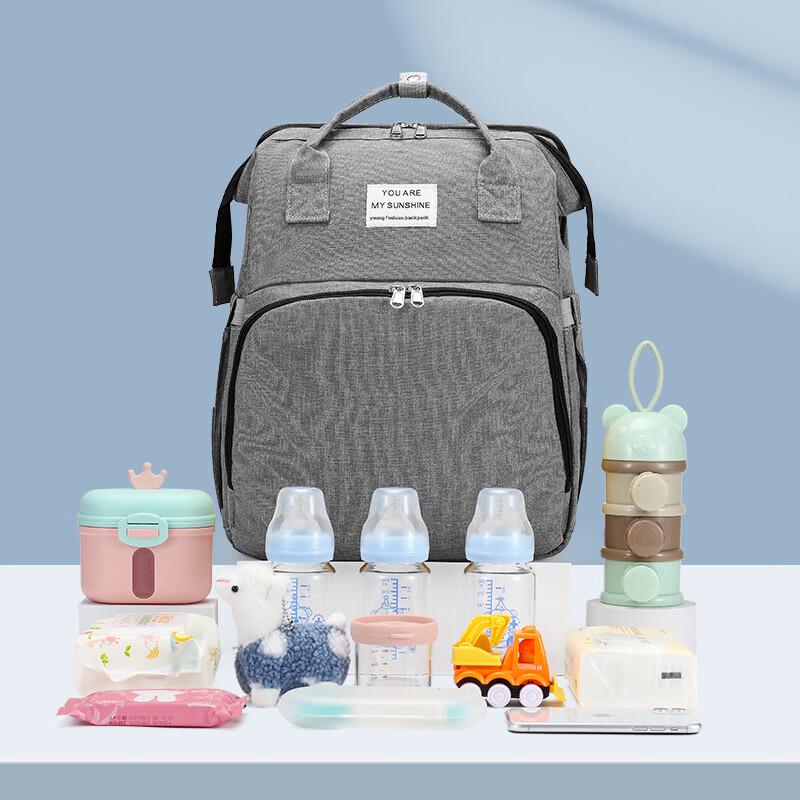 Multifunktionale Mommy Bag mit tragbarem Babybett
