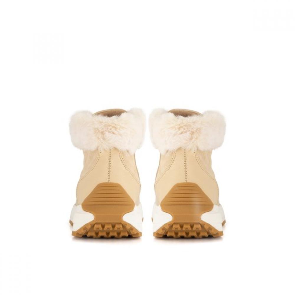Daks Women Comfort Fur Boots  Light Beige  Dlb311da30