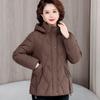 Autumn Winter Thicken Warm Parka Women Casual Solid Color Big Pocket Loose Short Hooded Coat Jackets Outwear