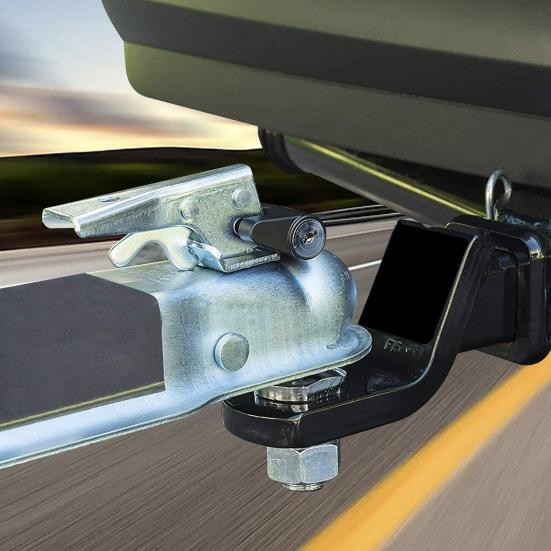 Tilhenger-tungekoblingslås Høy styrke, rustsikker, korrosjonsbestandig sinklegering RV Truck Heavy-Duty tilhengerkoblingslås