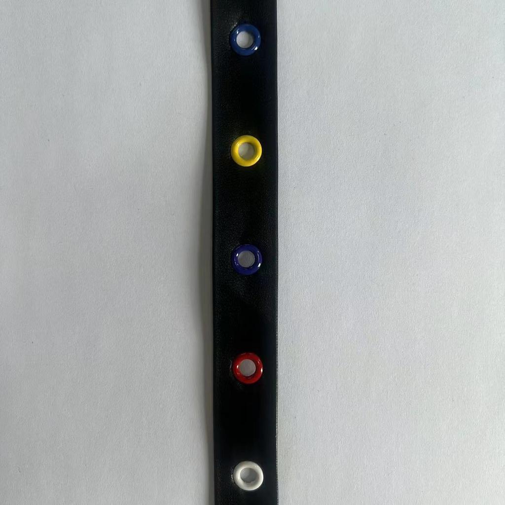 Composite Leather, Claw Nails, Rivets, Steam Eyes, Black Pu Leather Rope, Corns, Webbing, Clothing Accessories, Handmade Diy