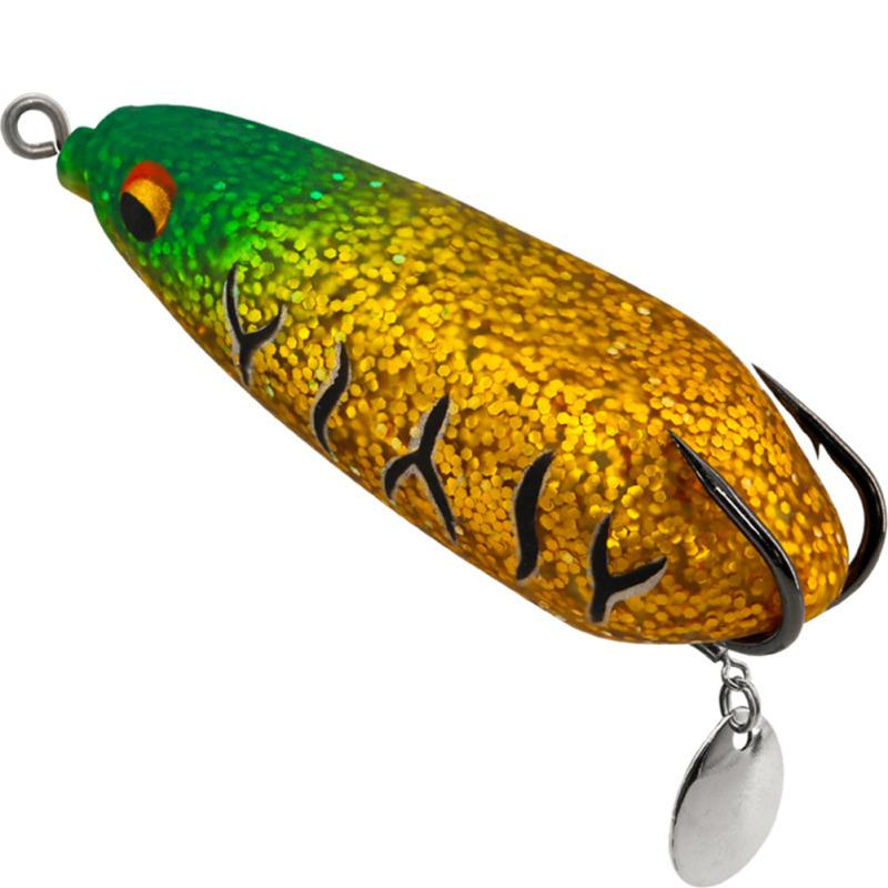 25g Fishing Bait 3d Eyes Jump Frog Reflective Artificial Sequins Simulation Bait With Reinforced