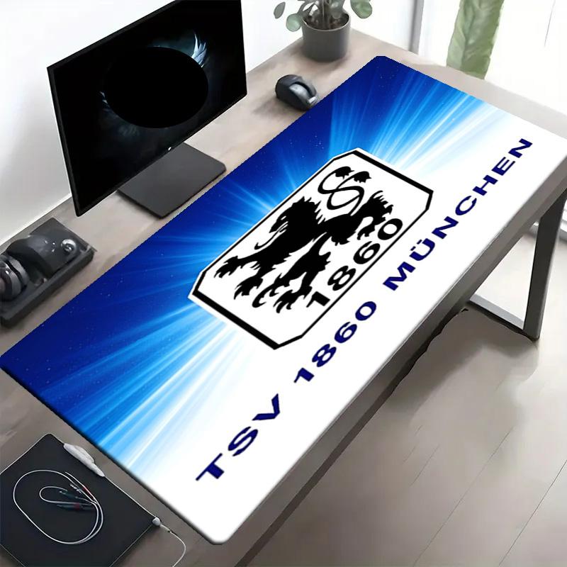 Tappetino per Mouse Stampa Football Club 1860 Monaco, Tappetino Antiscivolo per Tastiera Desktop, per PC Laptop Gaming Lavoro Uso Quotidiano, Fantastico Regalo Sorpresa per Festival