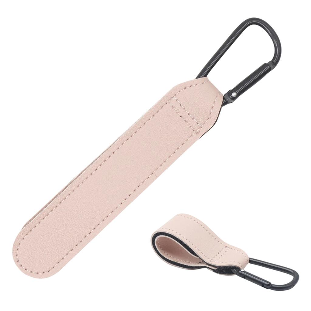 1Pc Leather Cart Hooks Baby Stroller Hook PU Adjustable Pram Hook Organizer Diaper Bag Hanger Children Travel Accessories