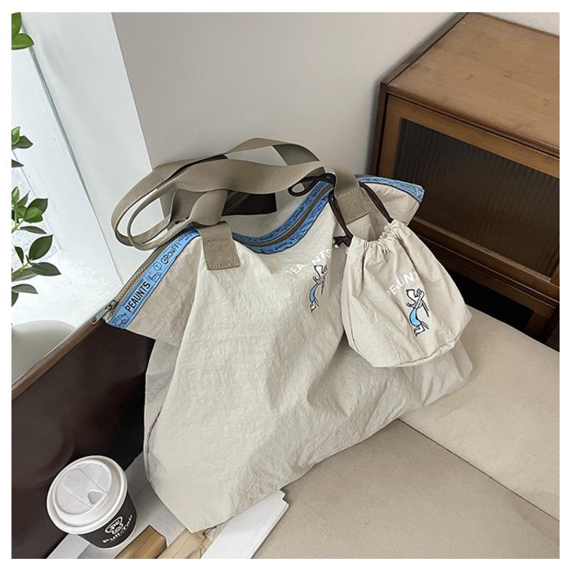New tote bag large-capacity shopping bag daily portable simple casual splicing printed women's mother and child bag