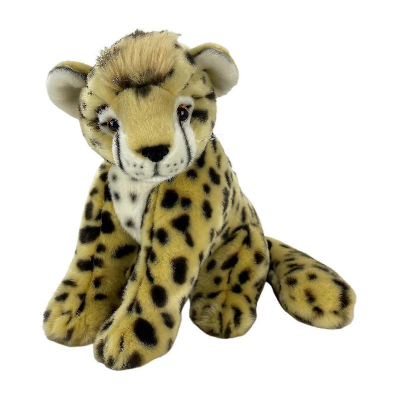 Creative Simulation Cute Plush Toy Sitting Posture Leopard Super Soft Short Plush Childrens Plush Toy