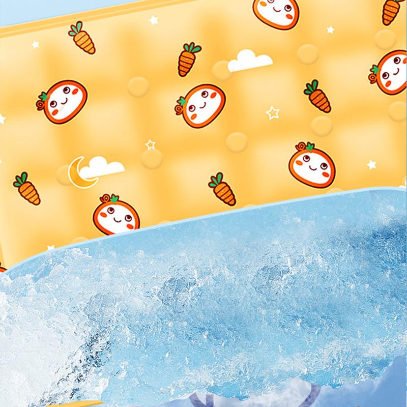 Pet Cooling Mat Ice Silk Dog Cat Sleeping Pad Portable Summer Cool Bed Mat for Small Large Dogs Cats Cooling Mattress Blanket