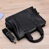 Herren Aktentasche Handtasche Großvolumige Lässige Dokumententasche Horizontale Laptoptasche