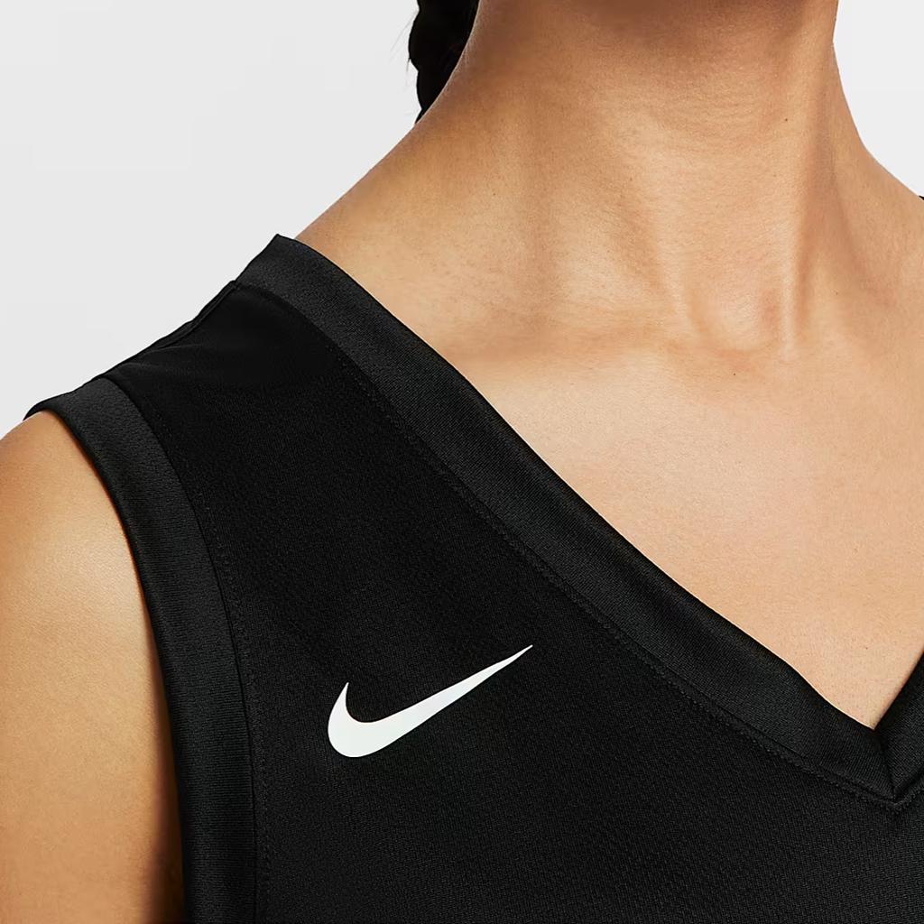 Nike Dri-Fit Elite Power Fashion Comfortable Trendy Simple Solid Color Basketball Vest Women Tops Team-Black IM9814-049
