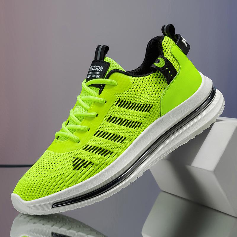 Men's Shoes Spring and Summer Lightweight Soft-soled Breathable Mesh Shoes Large Size Comfortable Versatile Sports Casual Shoes Wear-resistant Running