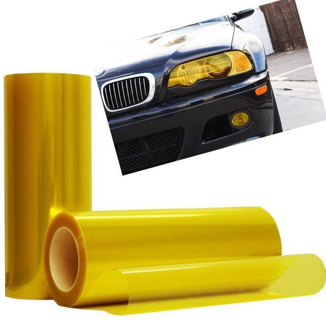 Car Headlight Tint Film Self Adhesive Vinyl Wrap Auto Light Sticker Waterproof 30x100cm Multiple Colors for Motorcycle Car