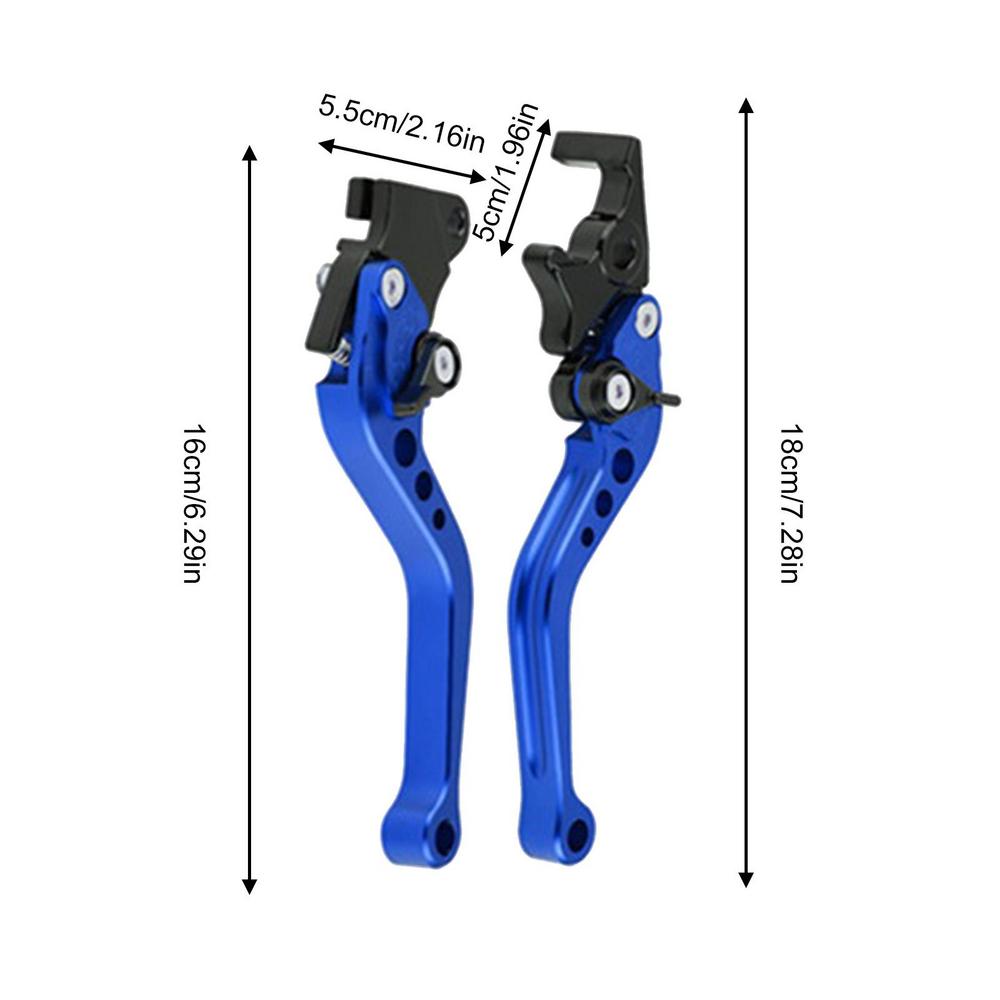 Brake And Clutch Levers 2 PCS Adjustable Motorcycle Clutch Brake Levers Motorcycle Scooter Brake Lever Moto Handle