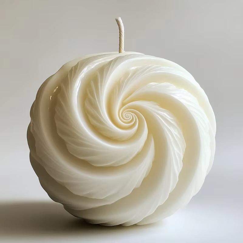 Mucegai Silicon Lumânare Sferă Spiralată Mucegaiuri Lumânare Sferică Spiralată DIY Handmade Aromaterapie Ipsos Sferă Geometrică Mucegai Săpun