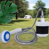Portable Electric Camping Shower Outdoor USB Rechargeable Spray Camp Shower Pump for Hiking Travel Pet Bath Garden Car Cleaning