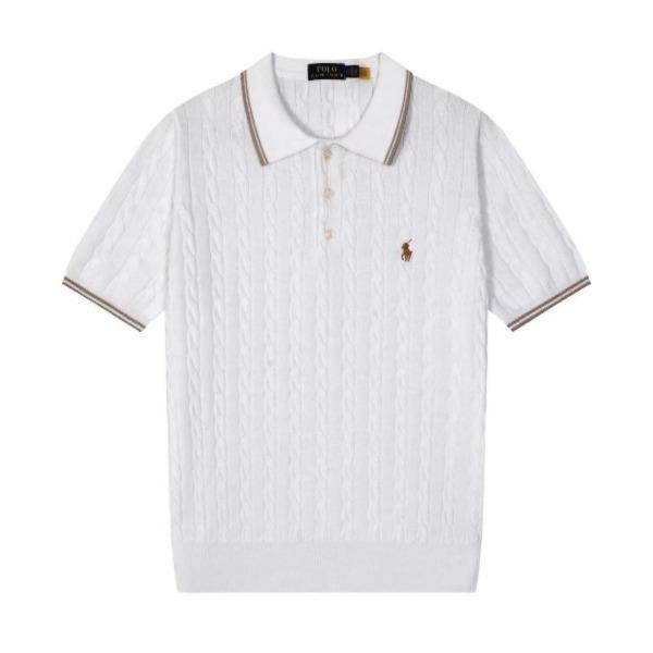 

STORN Summer Men and Women Polo Shirt Ice Silk Casual Short Sleeve Turn-down Collar Stripe Pattern Breathable Business Leisure Fashion XXL