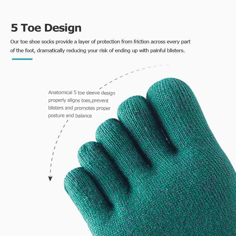 AONIJIE E4110 Ein Paar Leichte Niedrige Athletische Zehensocken Viertelsocken Für Fünfzehen Barfuß Laufschuhe Marathonrennen