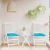 VidaXL Chair Cushions 2 Pcs Turquoise 50x50x7 Cm Oxford Fabric 361561