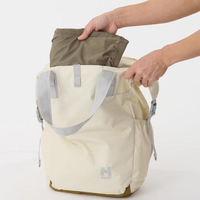 Millet 2-Way Tote Backpack [Women's] Suiu Tote MIS01306 Black Heather (NEW LOGO)