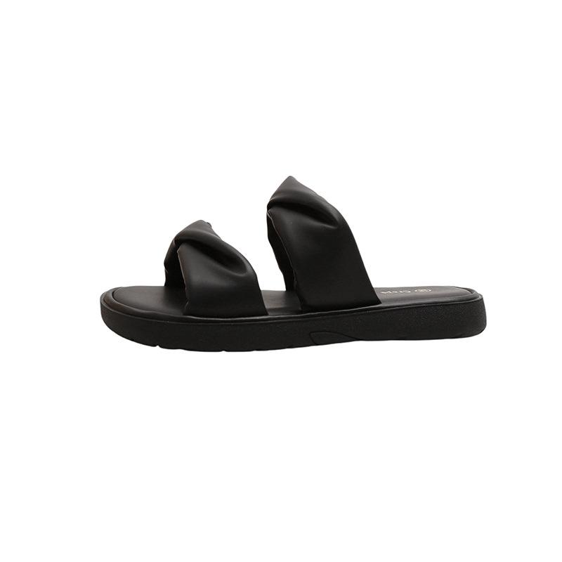 

Grape mother of the same style, stepping on shit kinks with casual thick-soled slippers for women s sandals to wear 2025 summer models 40