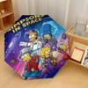 The Simpsons Windproof Auto 8 Rib Folding Umbrella Portable Outdoor Parasol