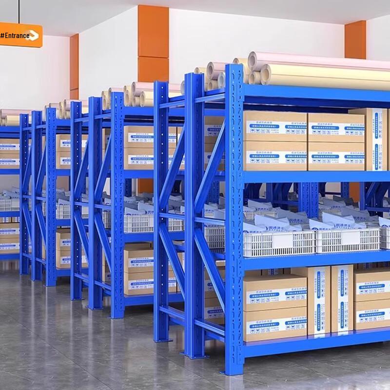 KUNPAI Heavy Duty 4-Tier Warehouse Storage Shelf