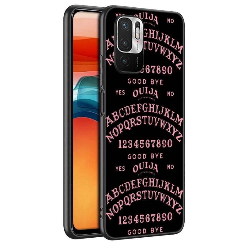 Witches moon Tarot Witch Ouija Silicone Phone Case For Xiaomi Redmi Note 11 10 9 8 Pro 11T 10T 10S 9S 8T 9 9A 9C 9T Black Cover