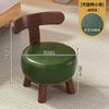 Rotating Backrest Dining Stool  Easy-Clean Study Stool Wear-Resistant Sofa Coffee Table  Thickly Padded Shoe Bench