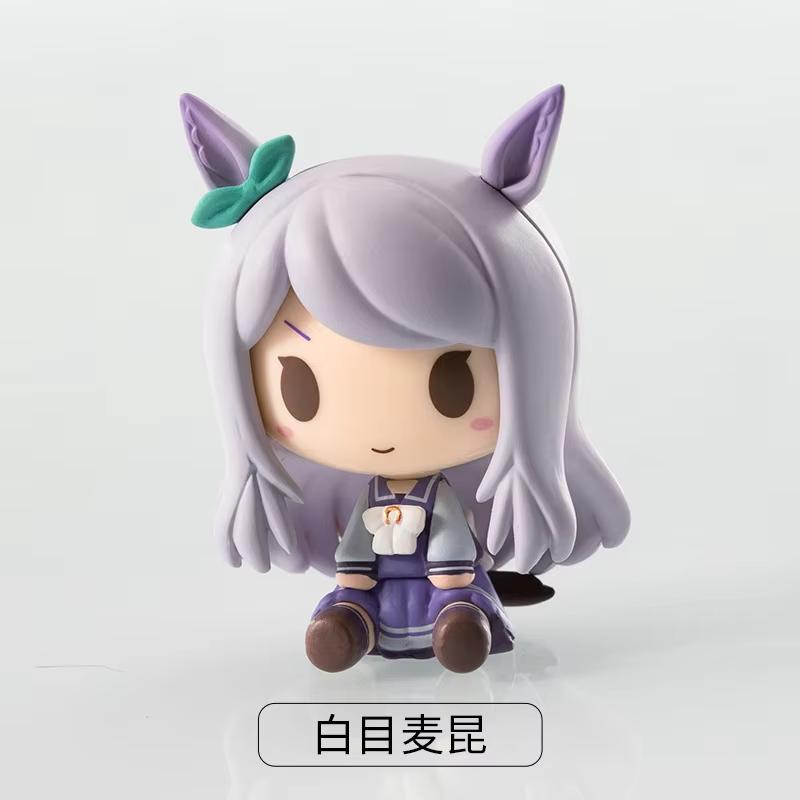 Q Original Version Uma Musume Pretty Derby 2Nd Wave Candytoy Mini Figure Tokai Teio Golden Ship Mejiro Kitasan Black Toy
