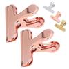 2Pcs Bulldog Clips Starke Klemm Firma Rostfrei Sicher Robust Glänzend Weit Verbreitet Chi