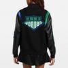 Jordan X Aleali May Varsity Jacket Asia Sizing Black Game Royal Pine Green DC2435-010