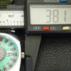 VINTAGE HAND-WINDING SWISS POKER FACE MENS REFURBISHED SEA GREEN WATCH a700937-5 R205a-a700937