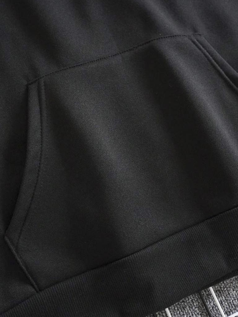 New European and American men's autumn Gothic skull print soft and comfortable hooded sweatshirt outdoor street style clothing