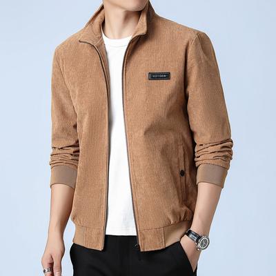 Kadife Basit Joker Sonbahar Ceket Gençlik Retro Erkek Rahat Ceket