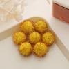 Gold Flakes Pom-poms: Colorful Plush Balls for Christmas DIY and Garment Accessories