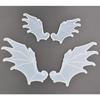 1Pair Angel Wings Molds Left & Right Wings Epoxy Resin Casting Silicone Mold, 1Pair Super Large 6.1 x 3.7"