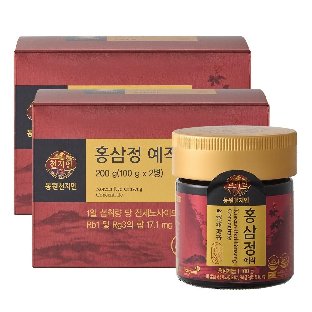 Dongwon Cheonjiin Red Ginseng Extract Yejak Set 100g x 2 pcs x 2 sets 100g 4 pcs