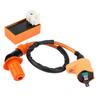 2Pcs Auto Parts Igniter & Ignition Coil Orange 400 450 TRX400 TRX450