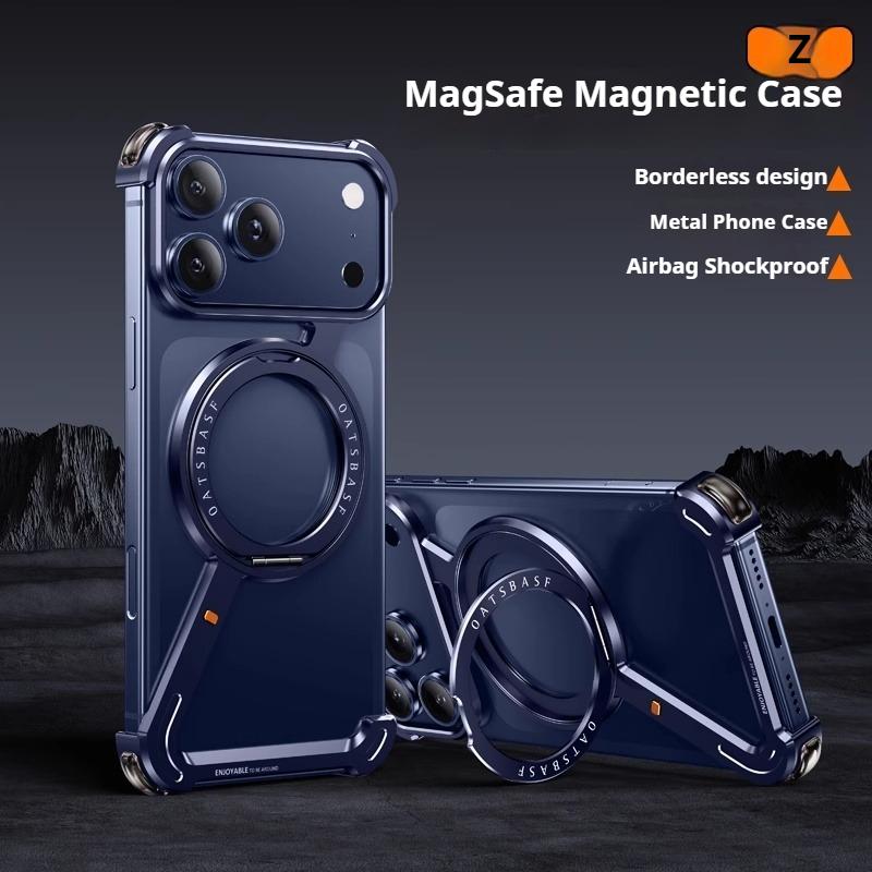 

Eary for iPhone 17 Pro Max 17 Air Phone Case With 360°Rotating Ring Stand Holder Slim Shockproof Thin Bumper Anti-Drop Protector iPhone17 синій