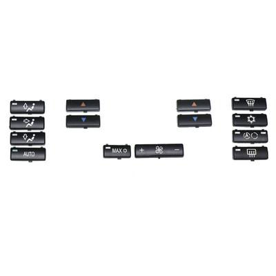 Replacement Climate A/C Control Control Panel Switch Buttons Cover Caps Car Button Key Caps Part For BMW E39 E53 M5 X5-A87Q