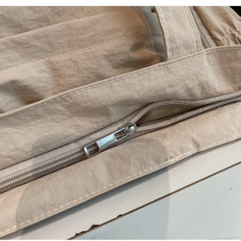 Drawstring Large Capacity Tote Bag Women's Versatile Shoulder Bag