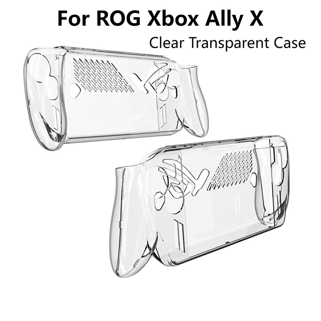 Clear Transparent Case for ROG Xbox Ally X Game Console Anti-Slip Anti-Drop Sweatproof Clear Protective Shell Back Cover Accesso