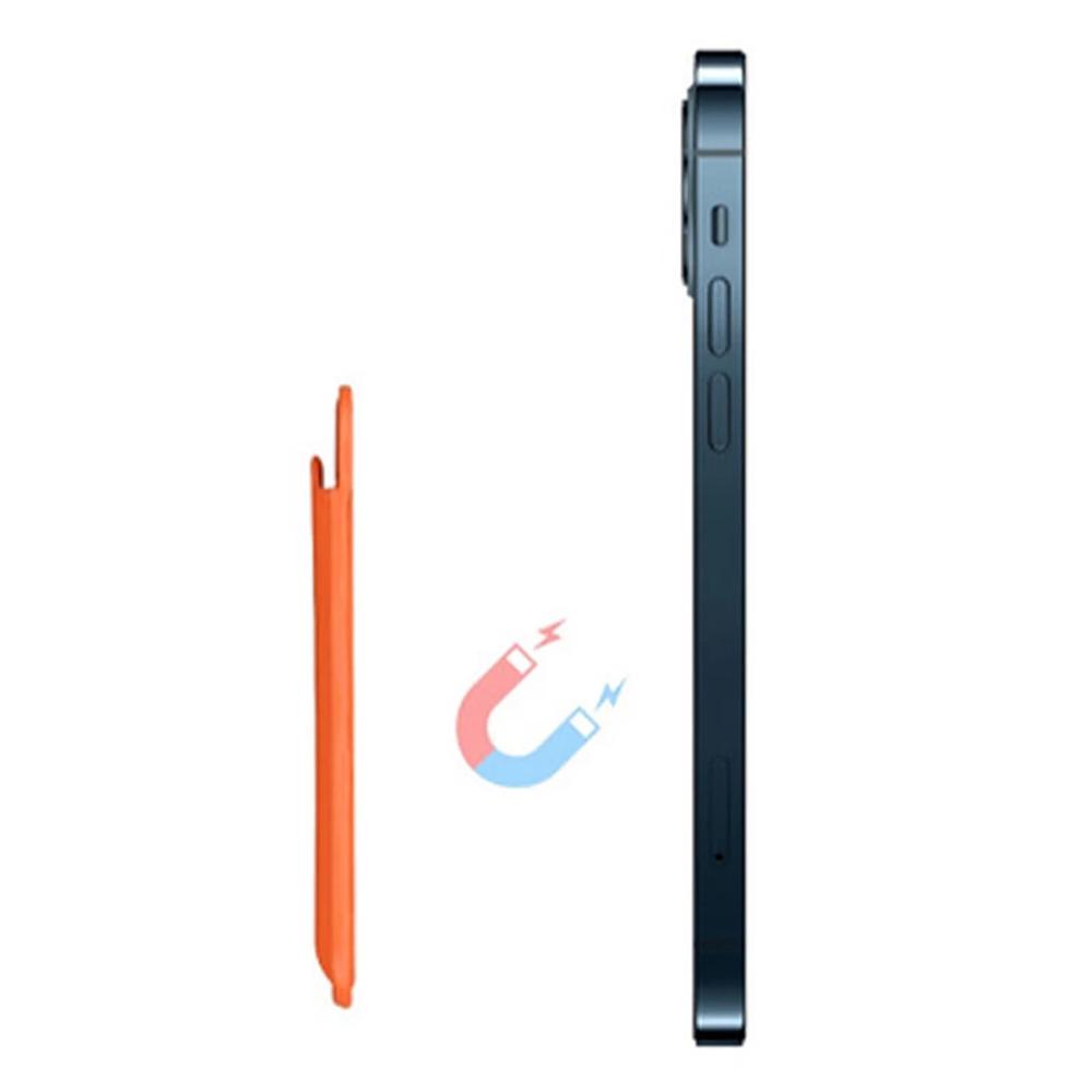 Handyhülle Leder Handy-Kartenhalter Magnetische Hülle Handy-Geldbörse Kartenfach Magnetischer Kartenhalter