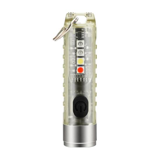 Mini Flashlights Super Bright Waterproof PC Impact Resistant Key Ring Flashlights for Outdoor