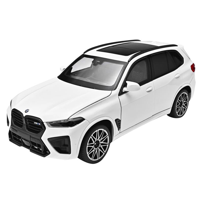 

1:24 BMW X5M alloy car model, doors and engine hood, trunk can be opened with sound and light feedback gift