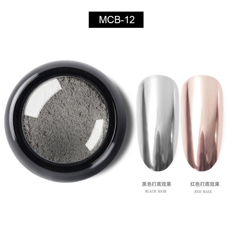 Nail Titanium Powder Mirror Flour Solid Color Electroplated Magic Mirror Powder Nail Sparkling Powder