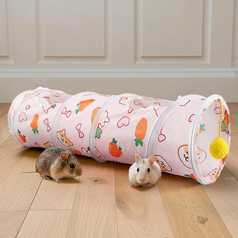 Small Animal Tunnel Tube Chinchilla Hedgehogs Hamsters Cage Accessories Supplies Bearded Dragon Small Pets Interactive Toy