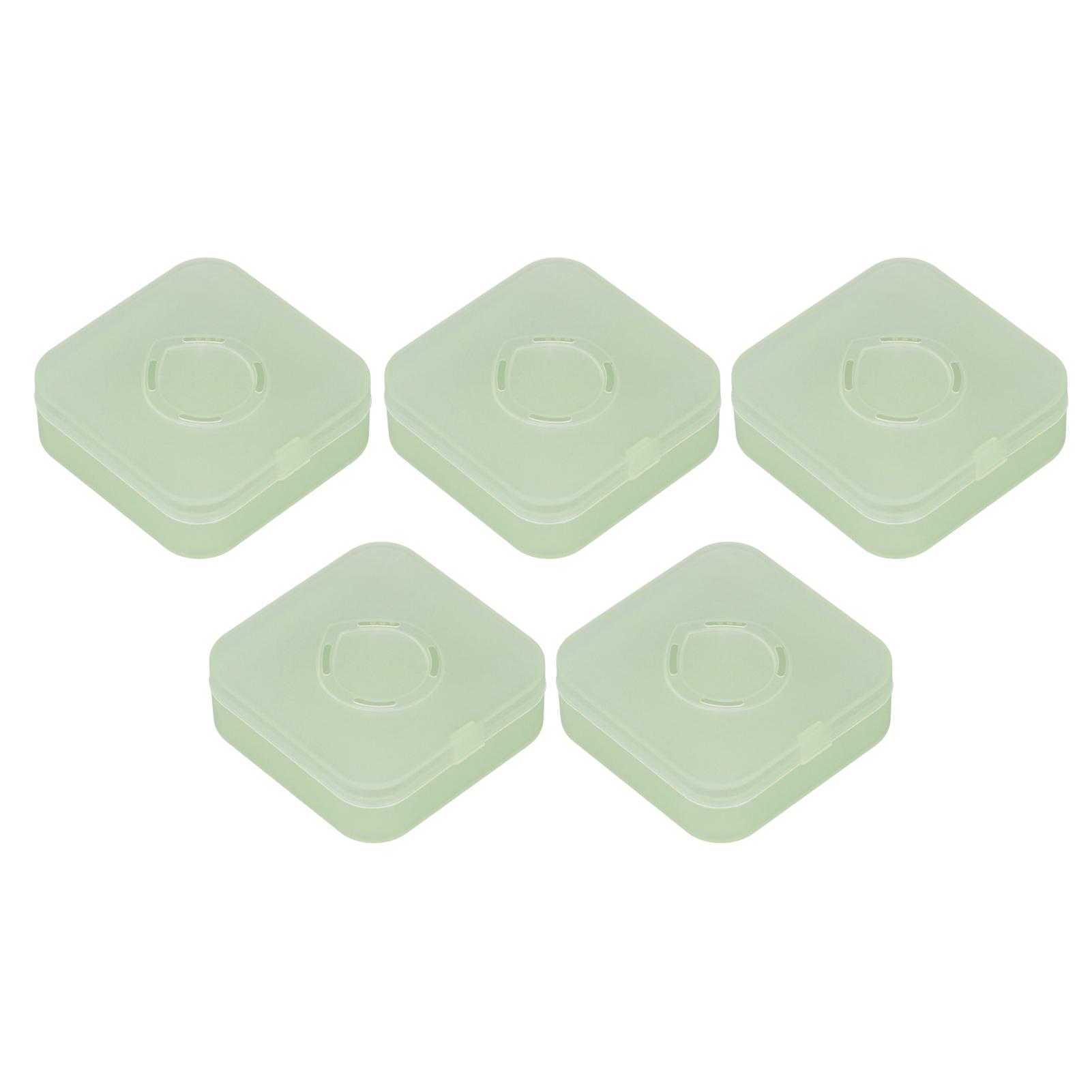 

5 шт. прозрачный зеленый спонж для пудры коробка для хранения контейнер для макияжа воздушная подушка чехол для